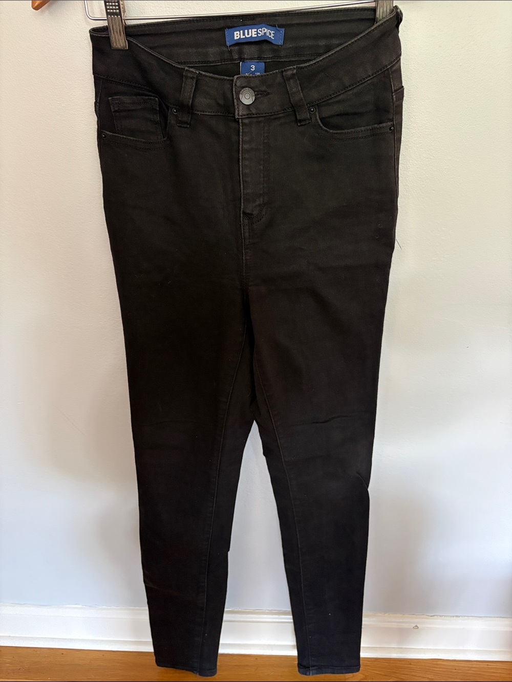 Blue Spice Black High-Rise Skinny Jeans